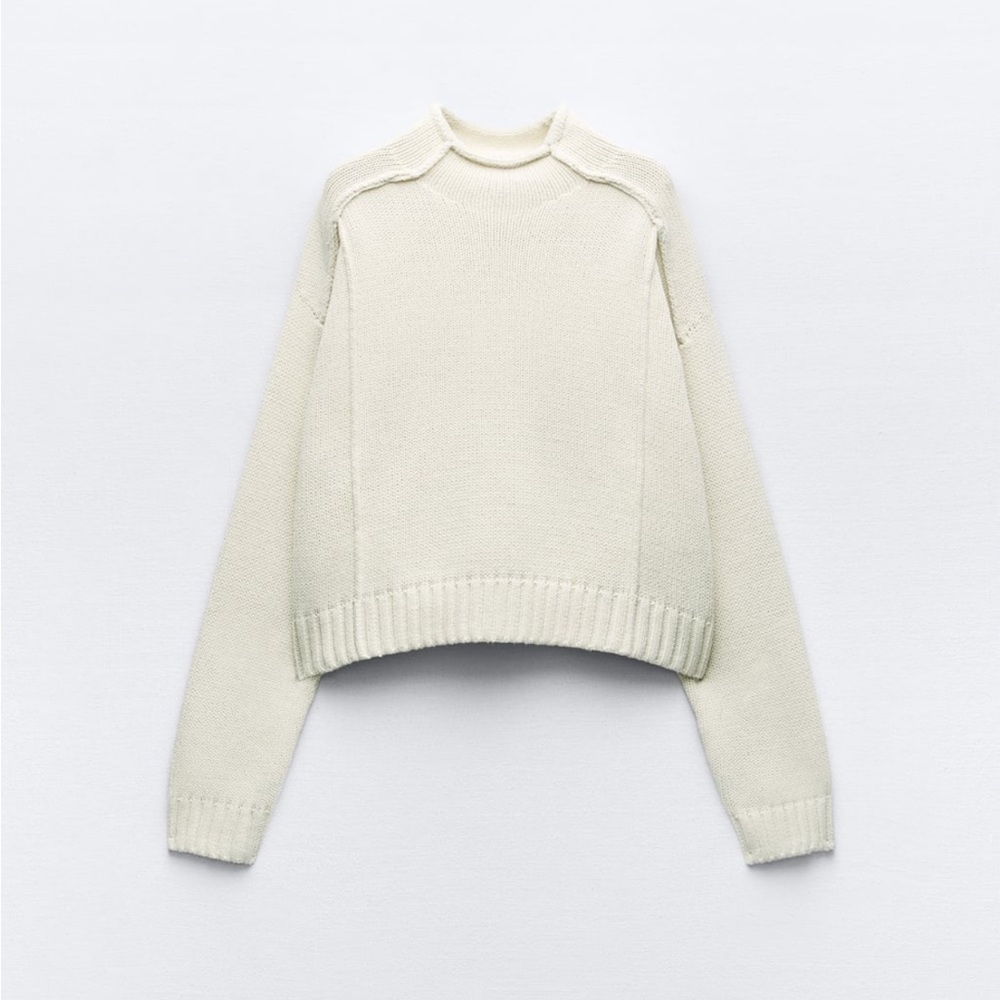 ZARA Seam Knit Sweater